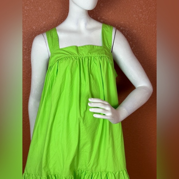 Christopher John Rogers Lime Maxi Dress Size XL - Picture 10 of 15